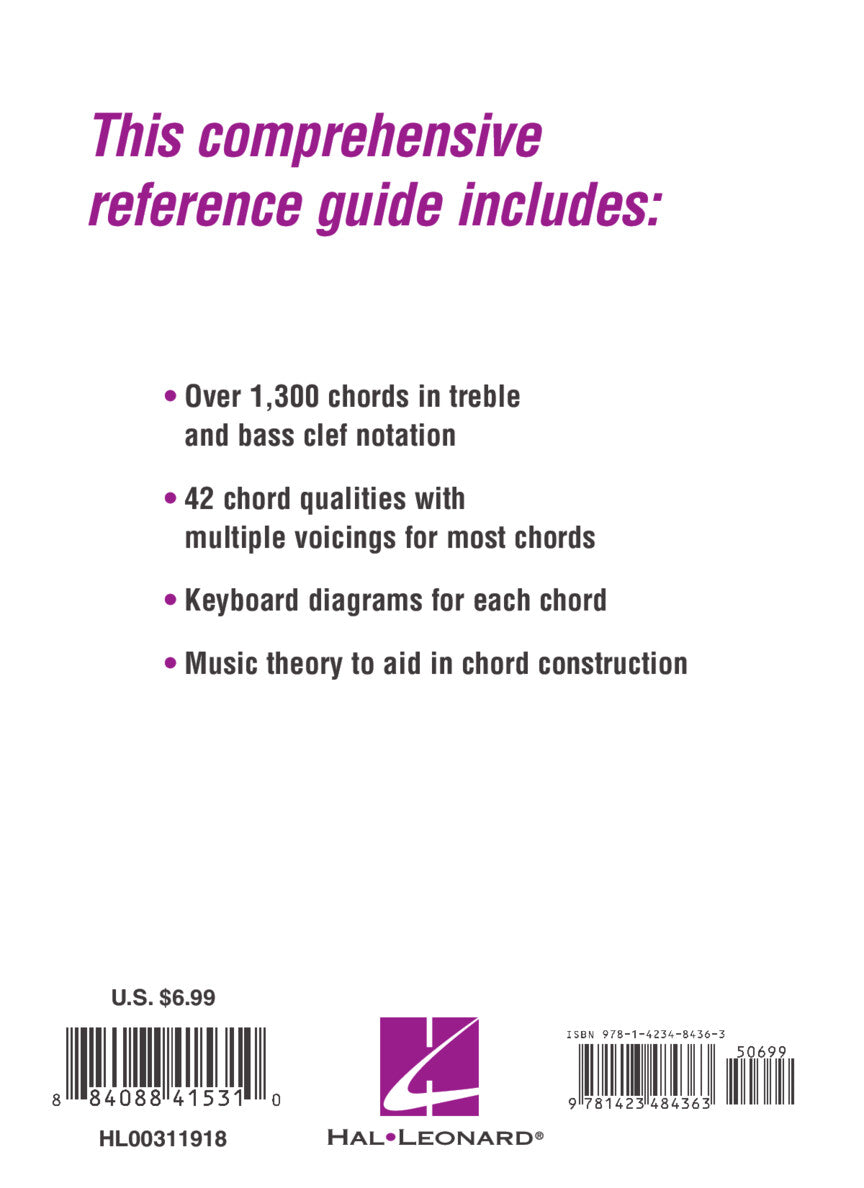 Hal Leonard Pocket Piano Chord Dictionary - sample page 7