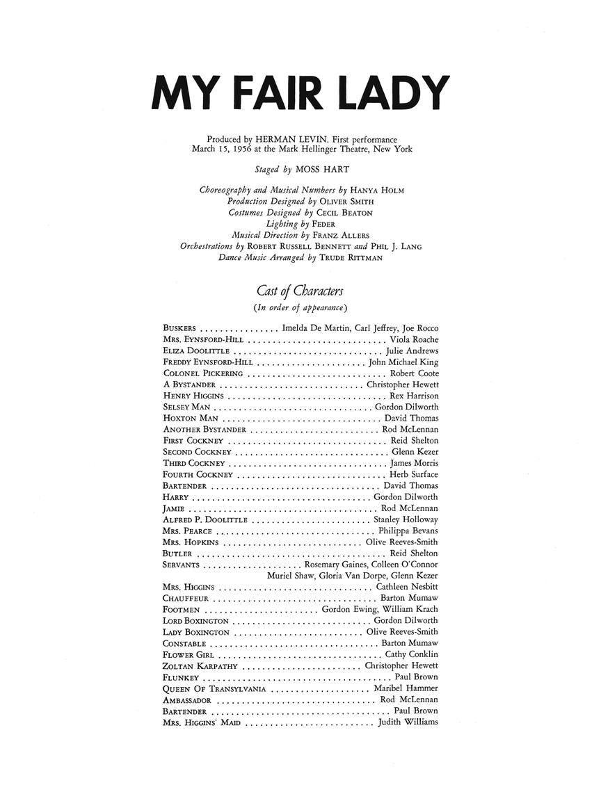 My Fair Lady - sample page 2