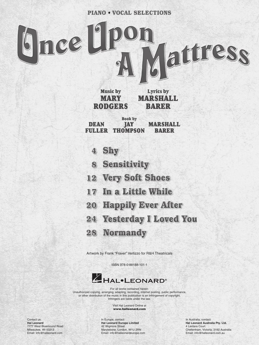 Once Upon a Mattress - sample page 2