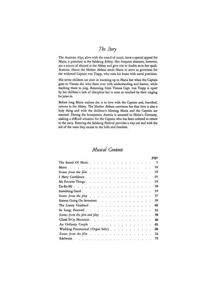 The Sound Of Music - sample page 2