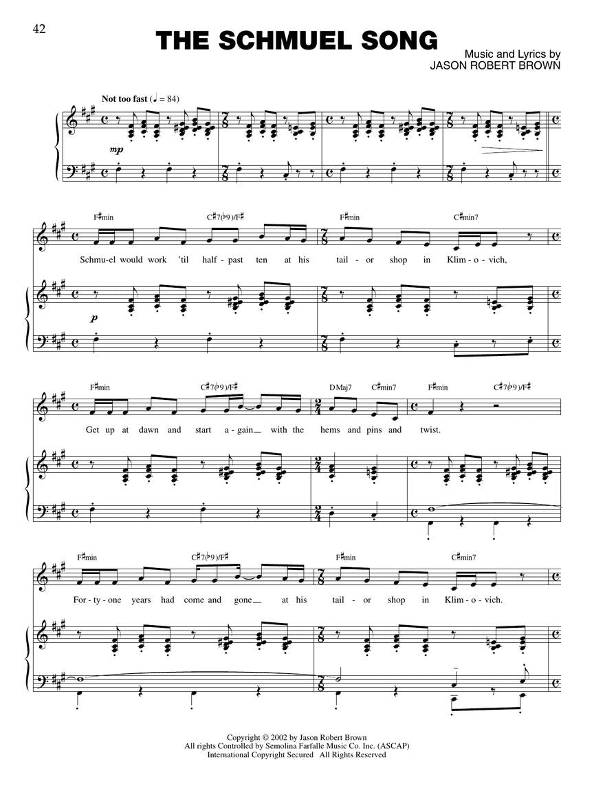 The Last Five Years - sample page 5