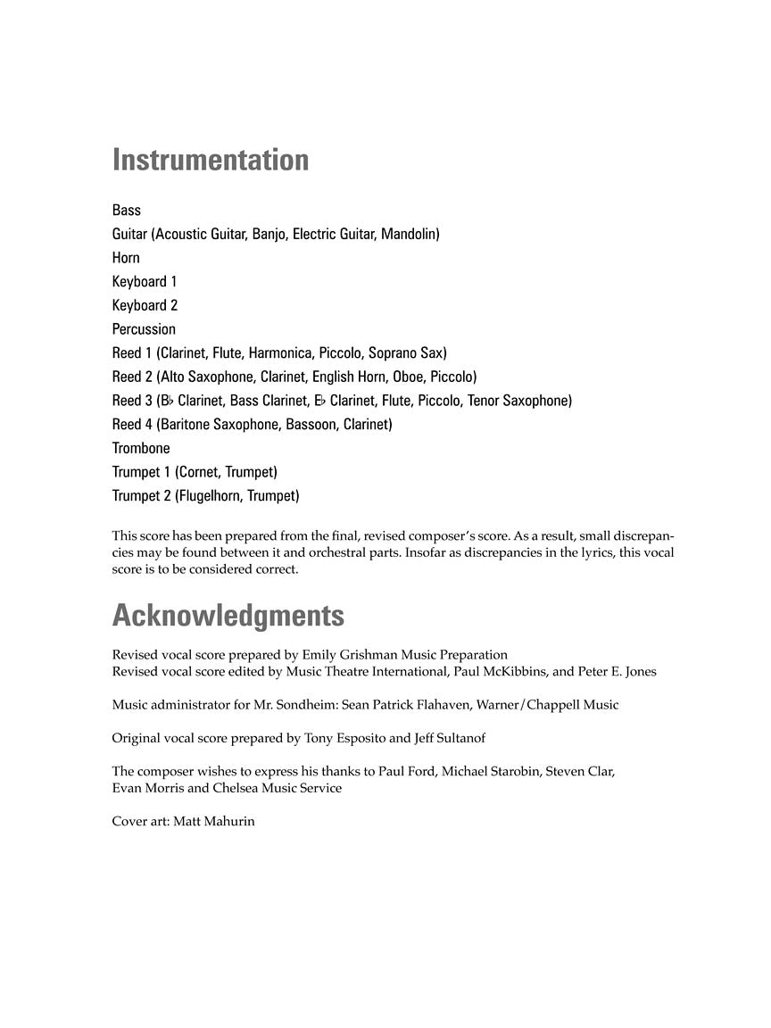 Stephen Sondheim – Assassins - sample page 3