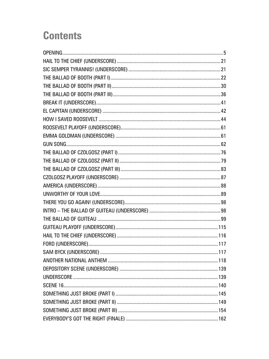 Stephen Sondheim – Assassins - sample page 4