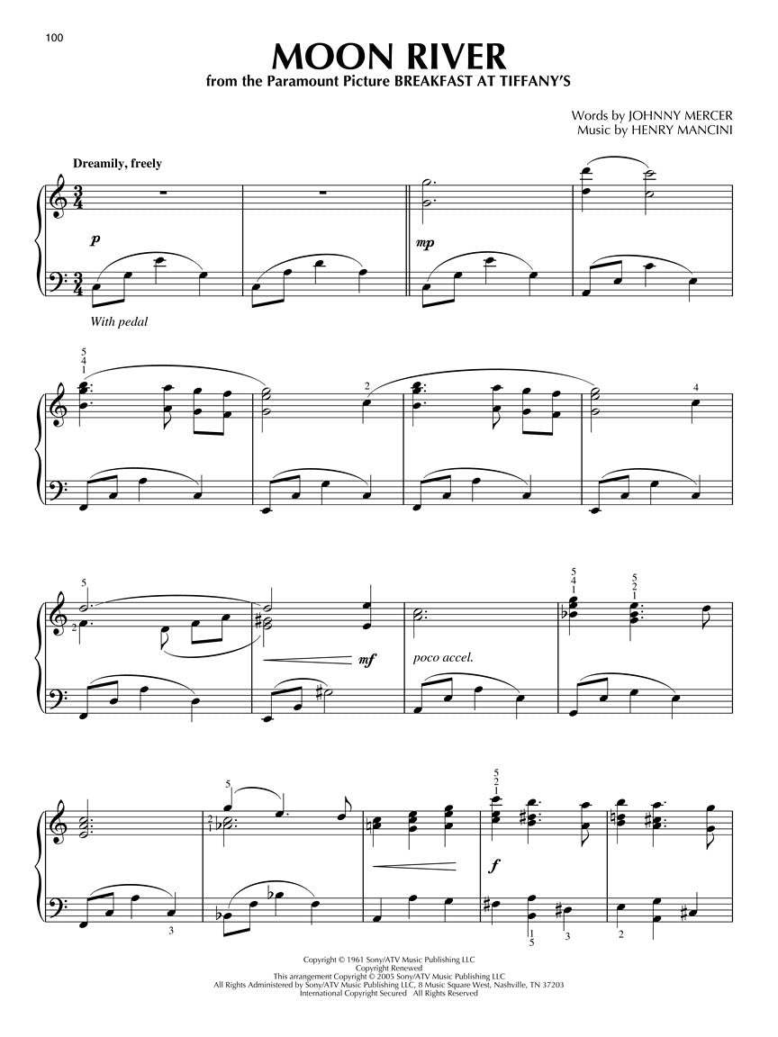 Henry Mancini Piano Solos - sample page 4