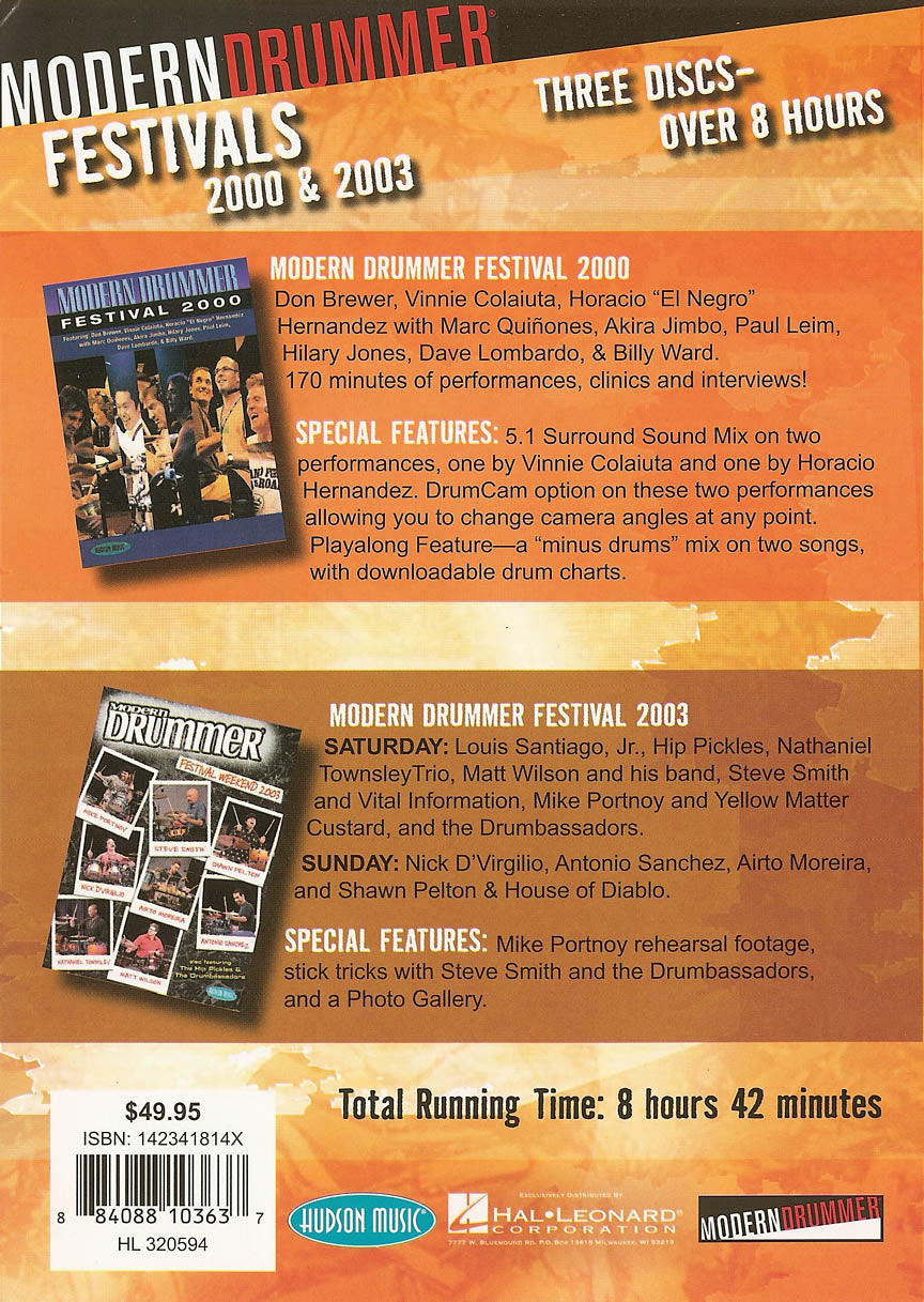 Modern Drummer Festivals 2000 & 2003 - sample page 2