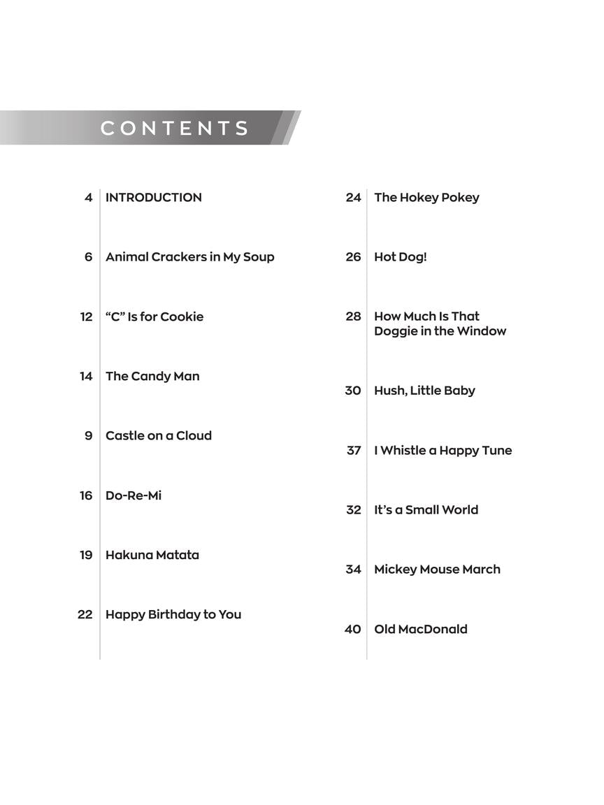Songs for Kids – Instant Piano Songs - sample page 2