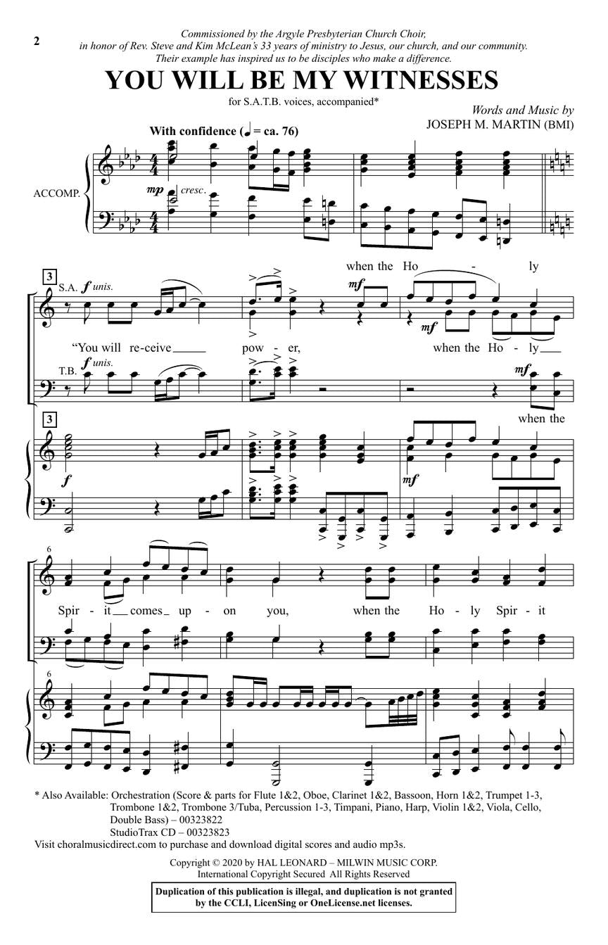 You Will Be My Witnesses - sample page 2