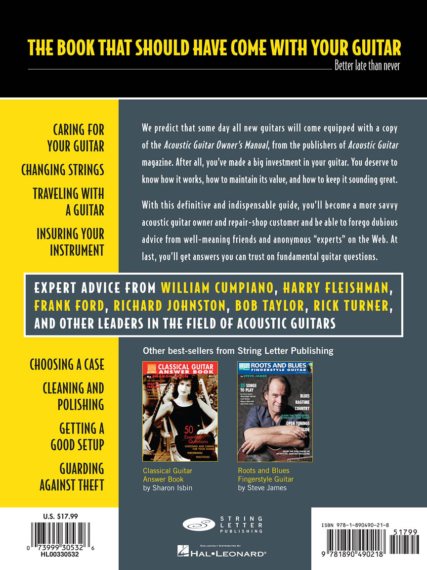 Acoustic Guitar Owner's Manual - sample page 2