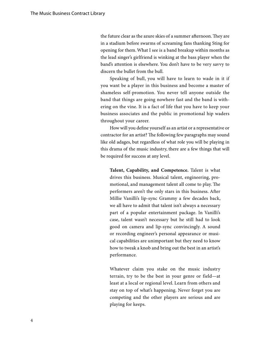 The Music Business Contract Library - sample page 23