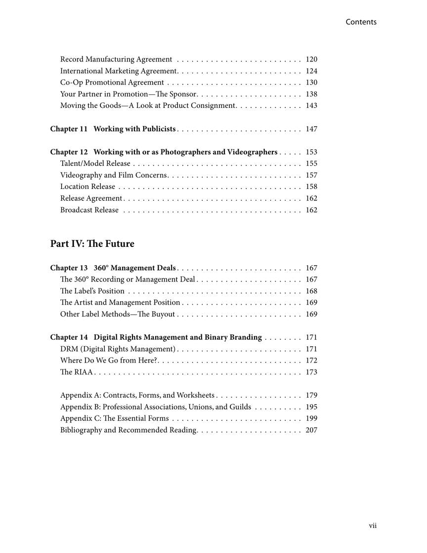 The Music Business Contract Library - sample page 4