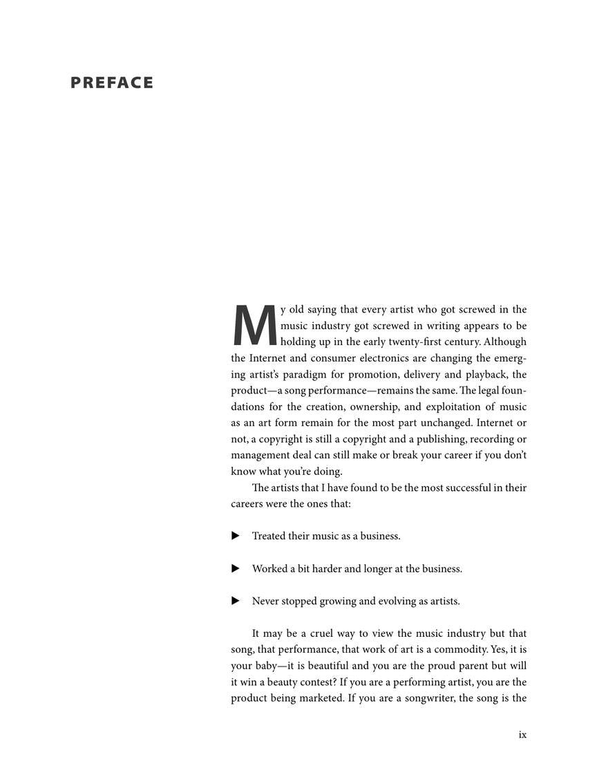 The Music Business Contract Library - sample page 5