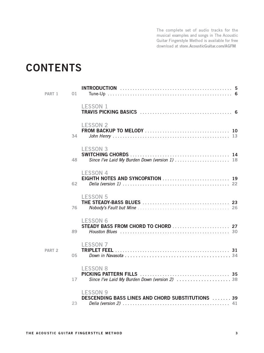 Acoustic Guitar Fingerstyle Method - sample page 2