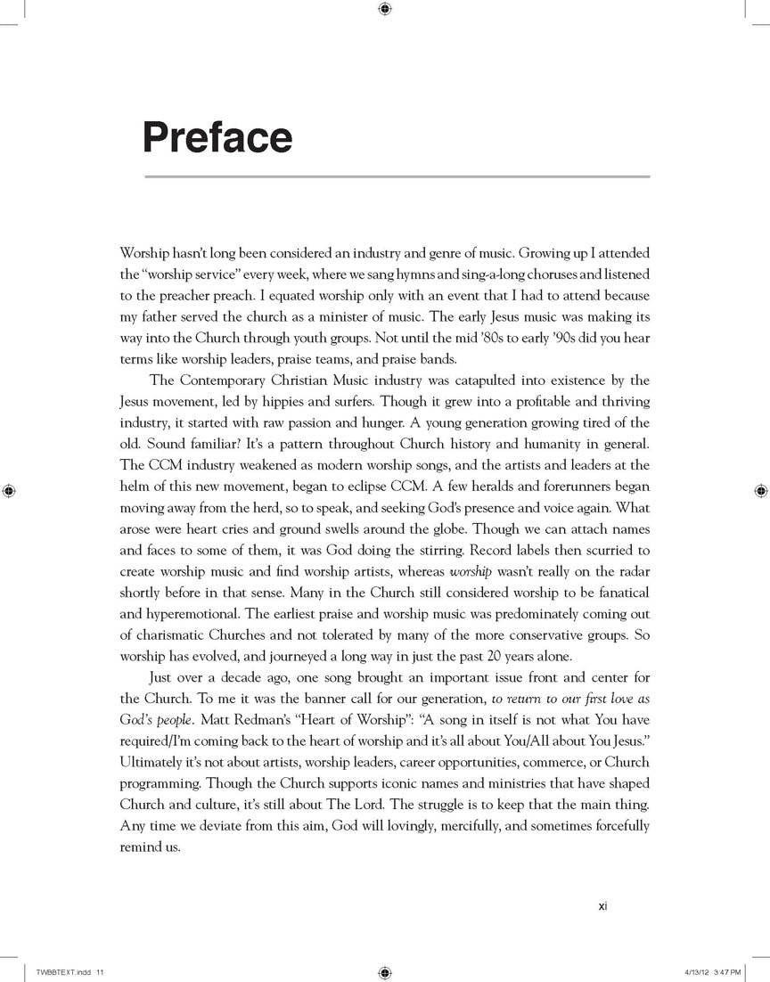 Worship Musician! Presents The Worship Band Book - sample page 4