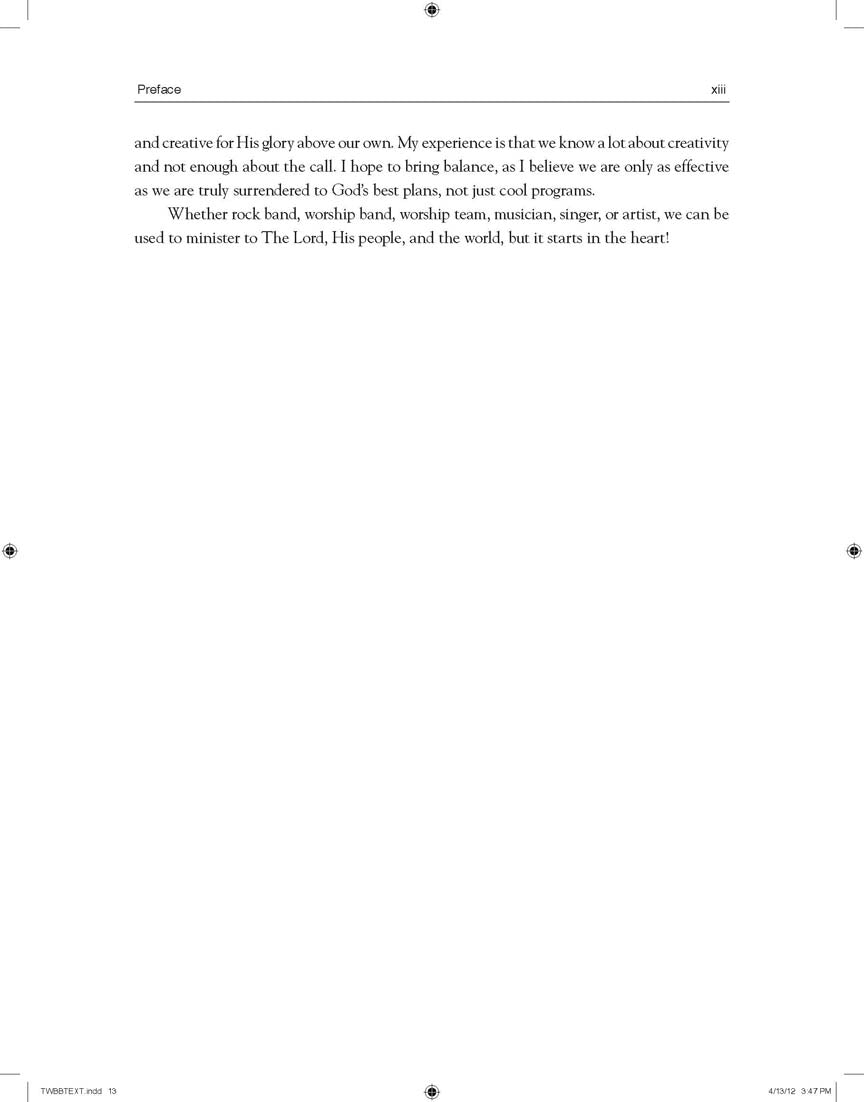 Worship Musician! Presents The Worship Band Book - sample page 6