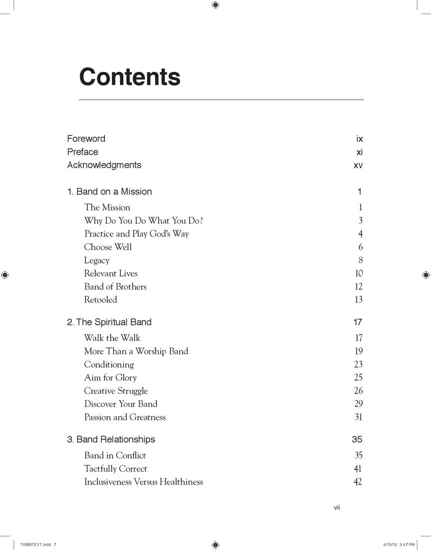 Worship Musician! Presents The Worship Band Book - sample page 2