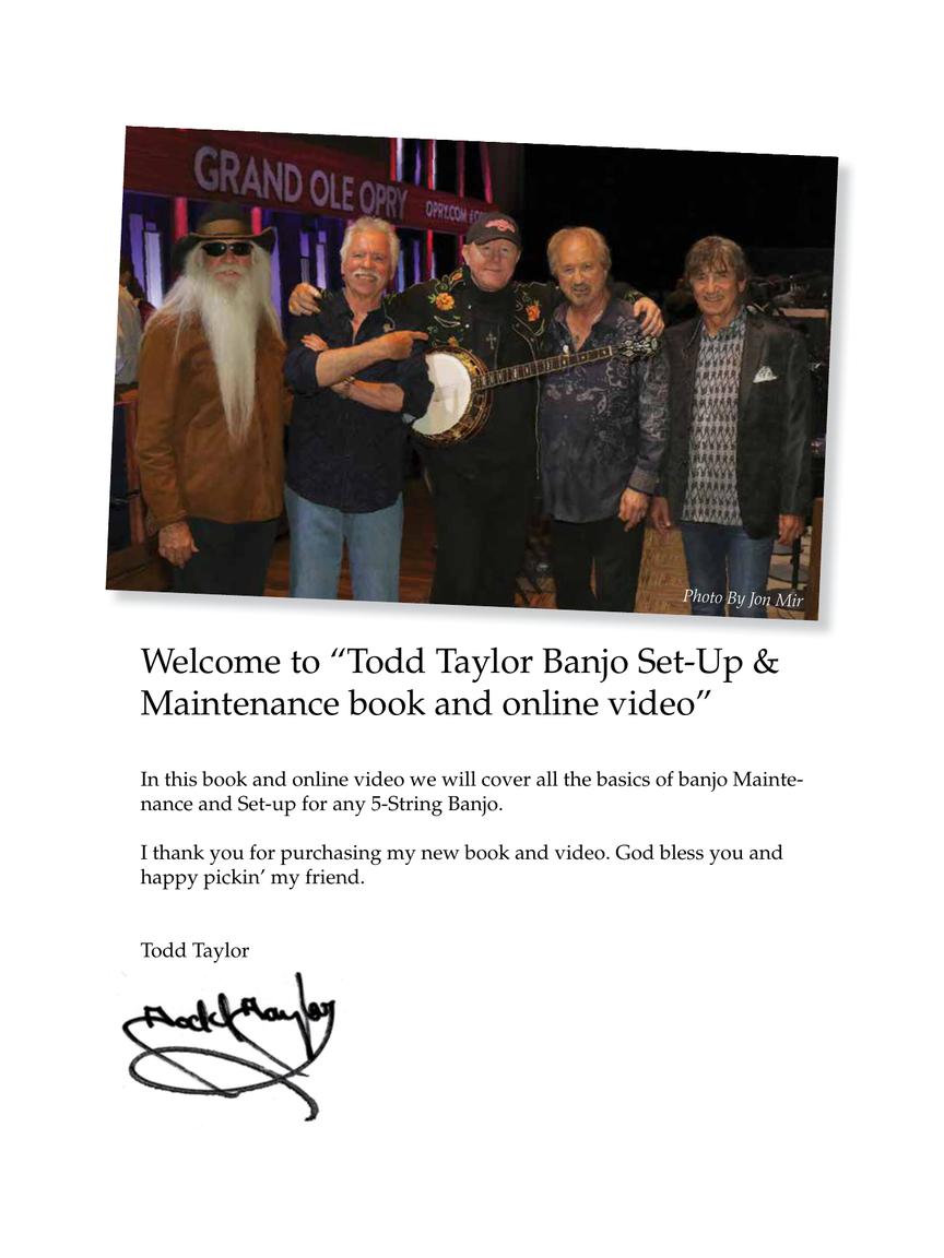 5-String Banjo Setup & Maintenance - sample page 2