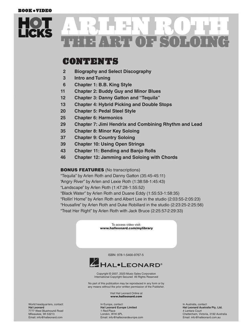 Arlen Roth – The Art of Soloing - sample page 2