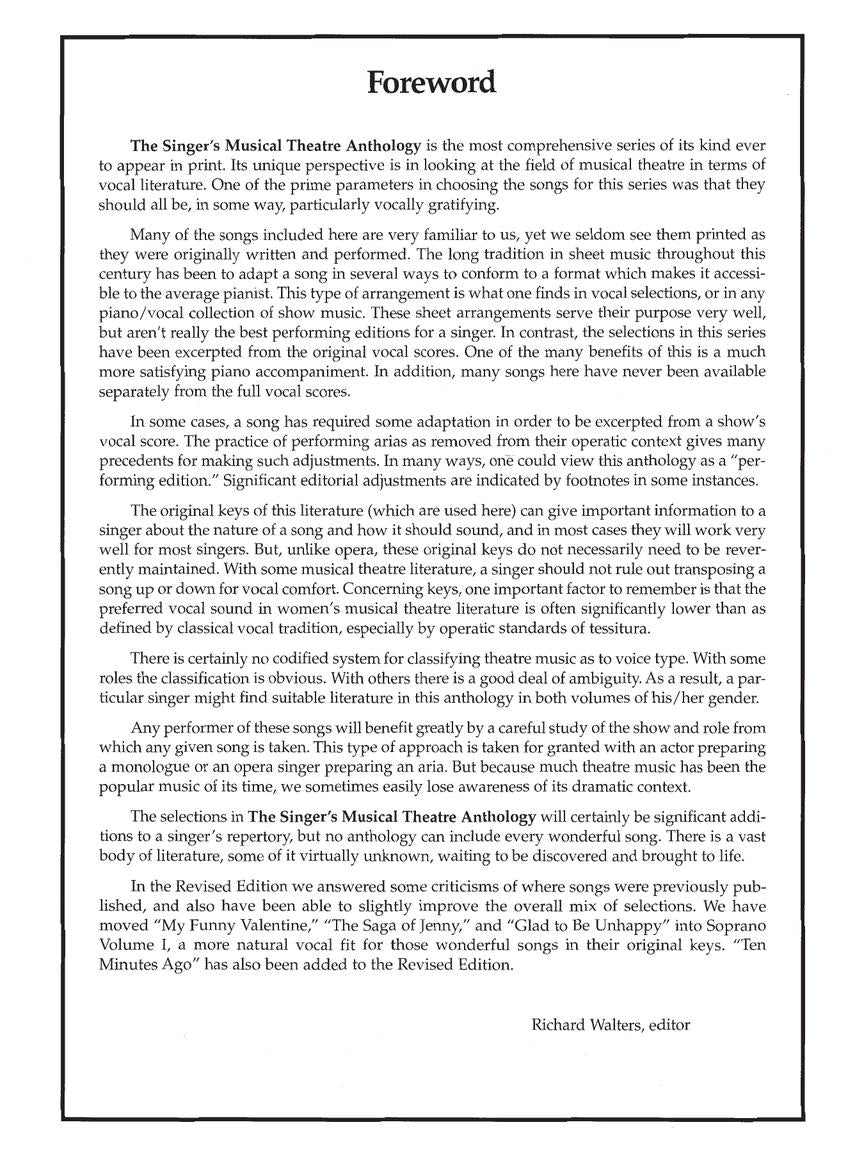 The Singer's Musical Theatre Anthology Volume 1 - sample page 2