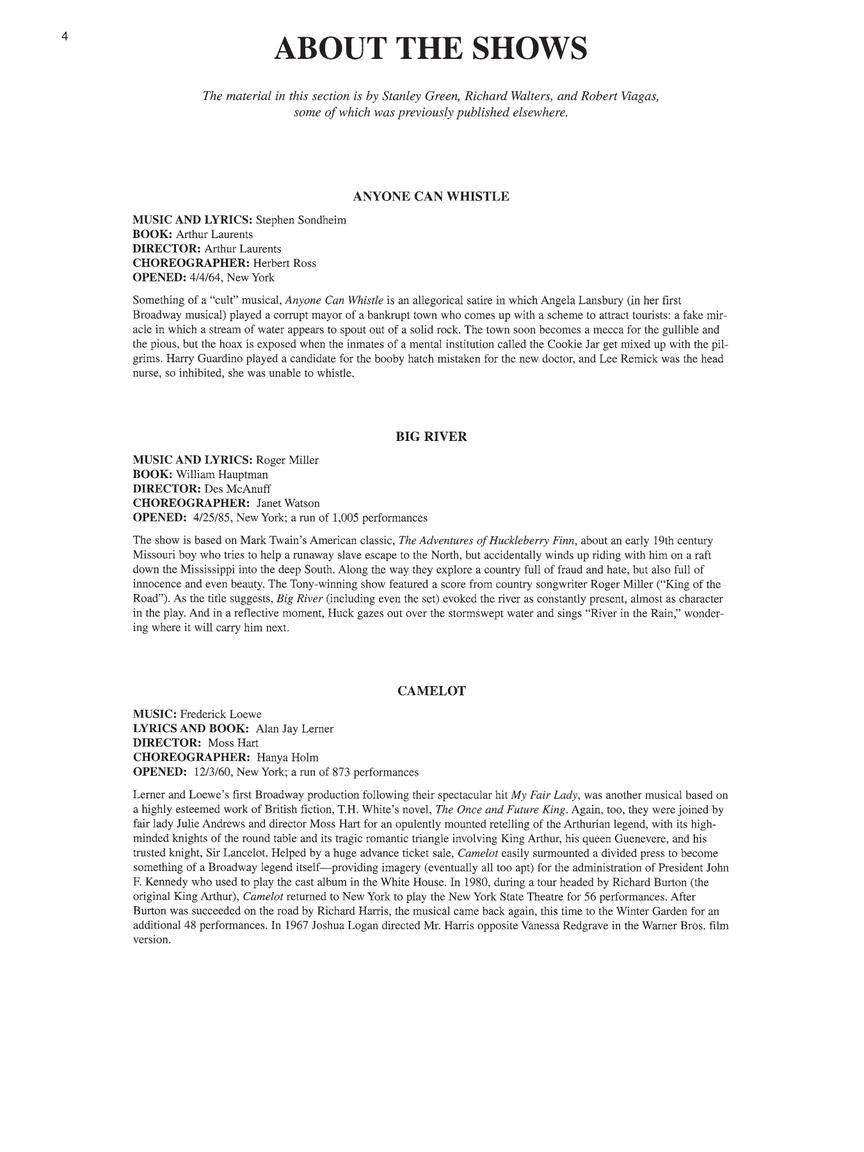 The Singer's Musical Theatre Anthology – Volume 1, Revised - sample page 4