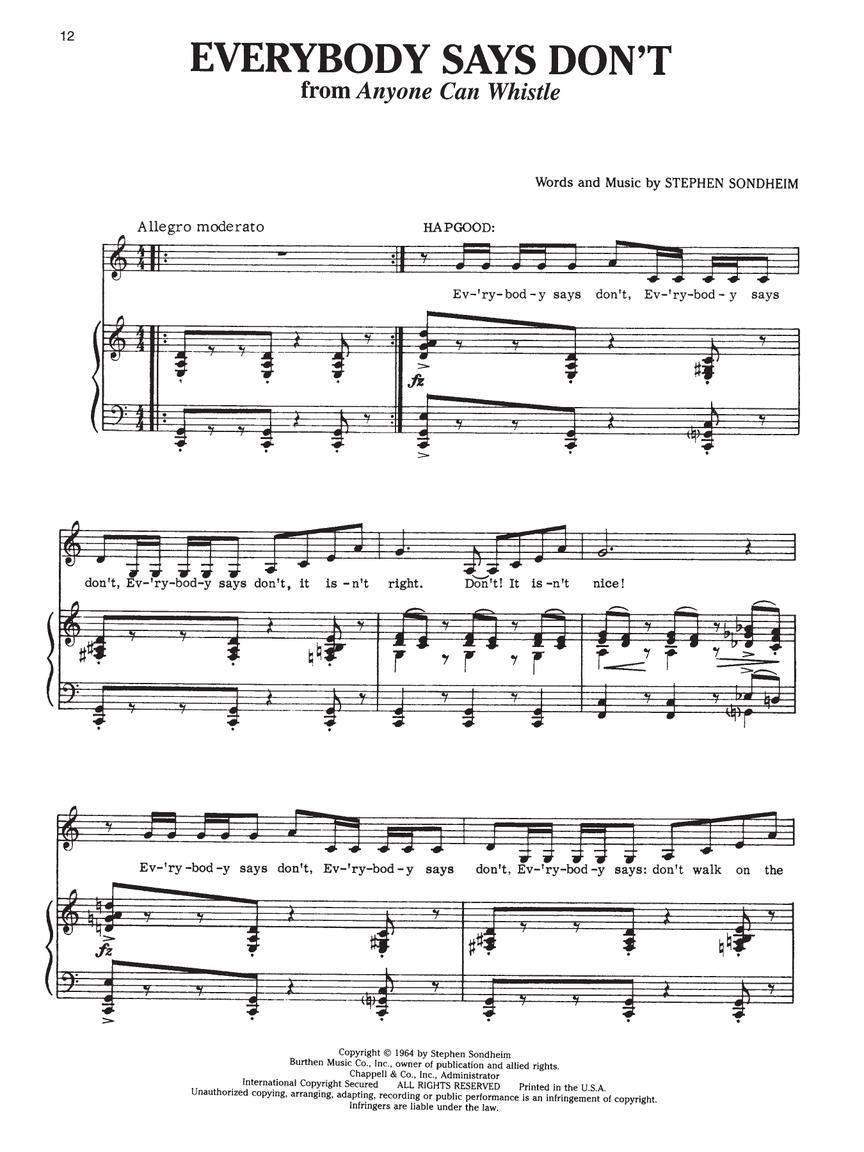 The Singer's Musical Theatre Anthology – Volume 1, Revised - sample page 5