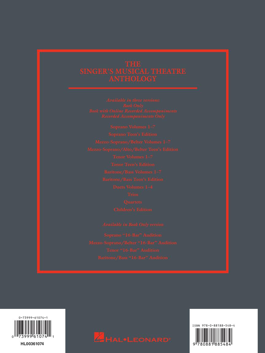 The Singer's Musical Theatre Anthology – Volume 1, Revised - sample page 8