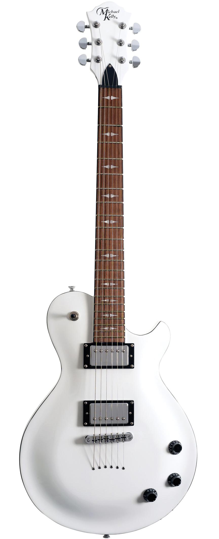 Patriot Decree Standard Gloss White Chambered Electric Guitar - sample page 2