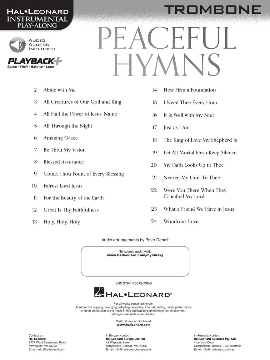 Peaceful Hymns for Trombone - sample page 2