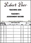 Product Cover for Teaching Aids, Teacher's Assignment Record