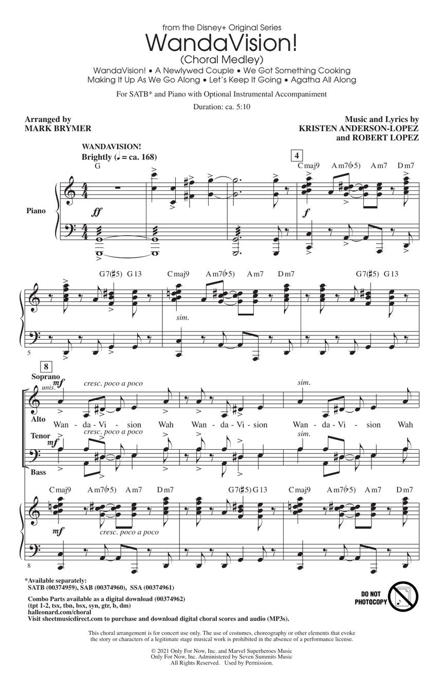 WandaVision! (Choral Medley) - sample page 2