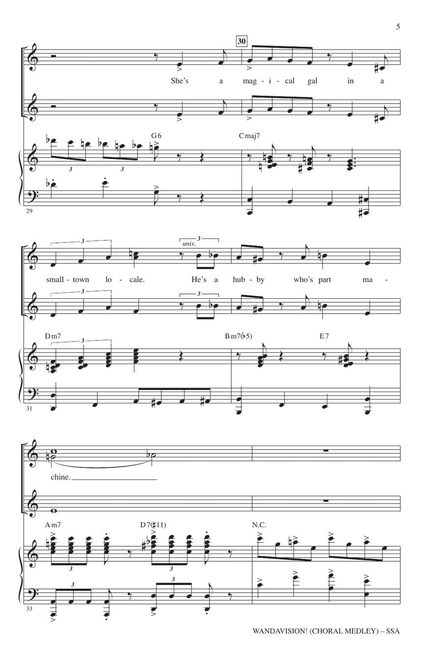 WandaVision! (Choral Medley) - sample page 3