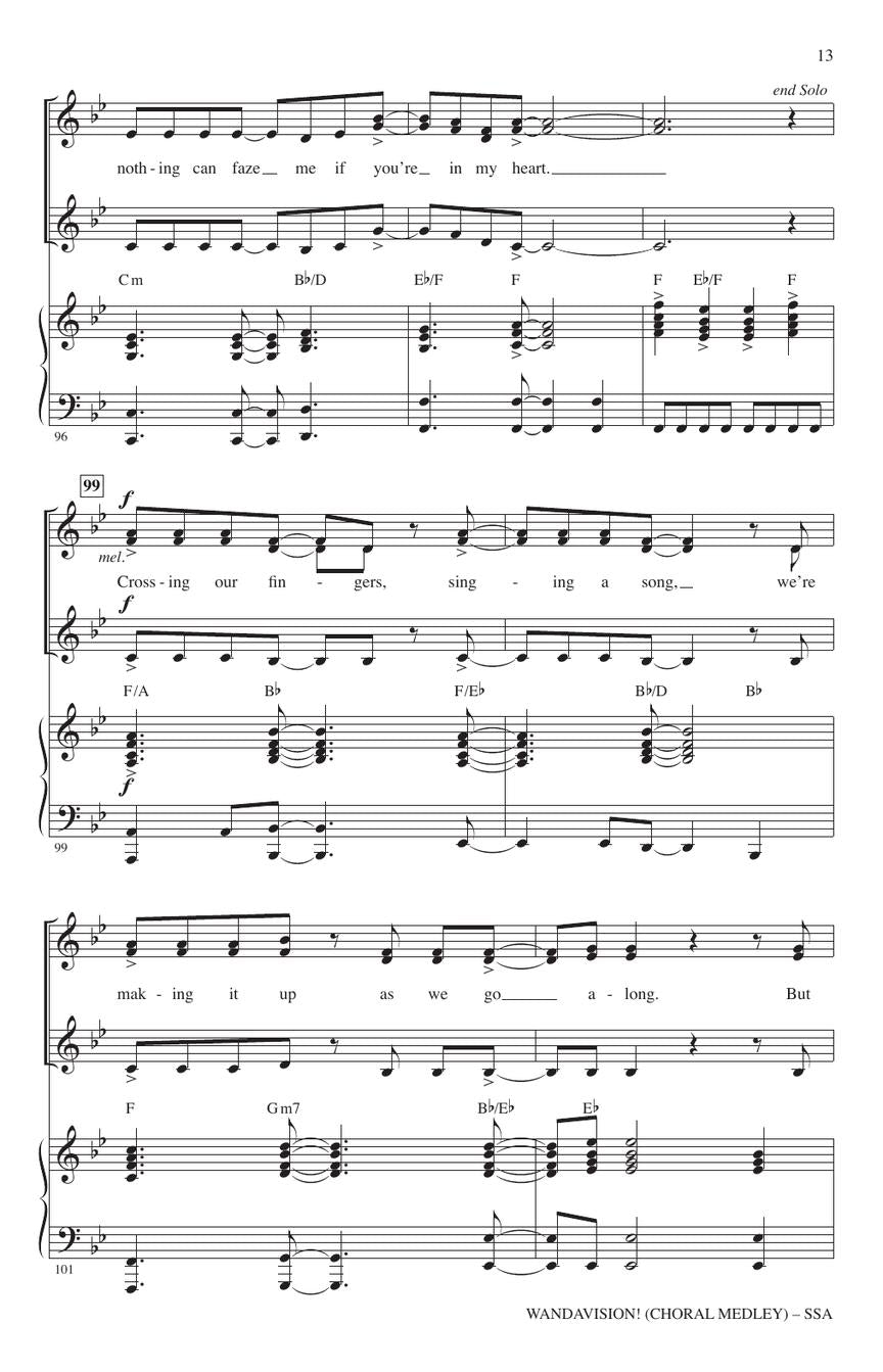 WandaVision! (Choral Medley) - sample page 5