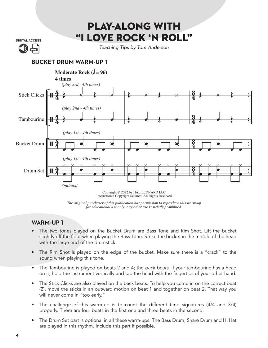 Bucket Blast: Rock Hits - sample page 5