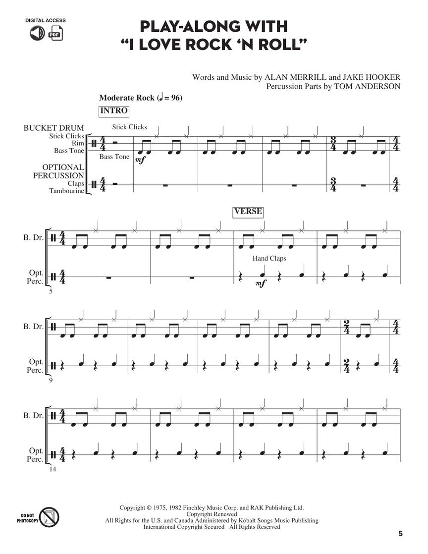 Bucket Blast: Rock Hits - sample page 6
