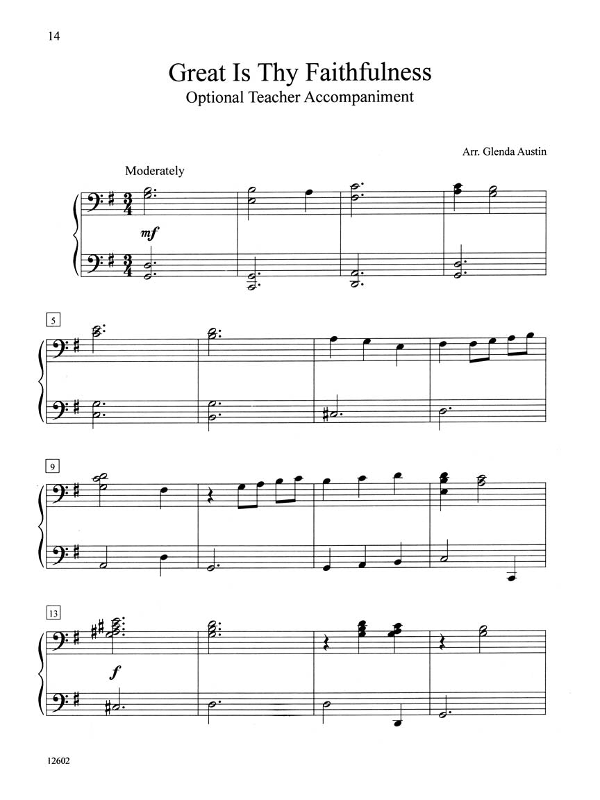 Hymns - sample page 2