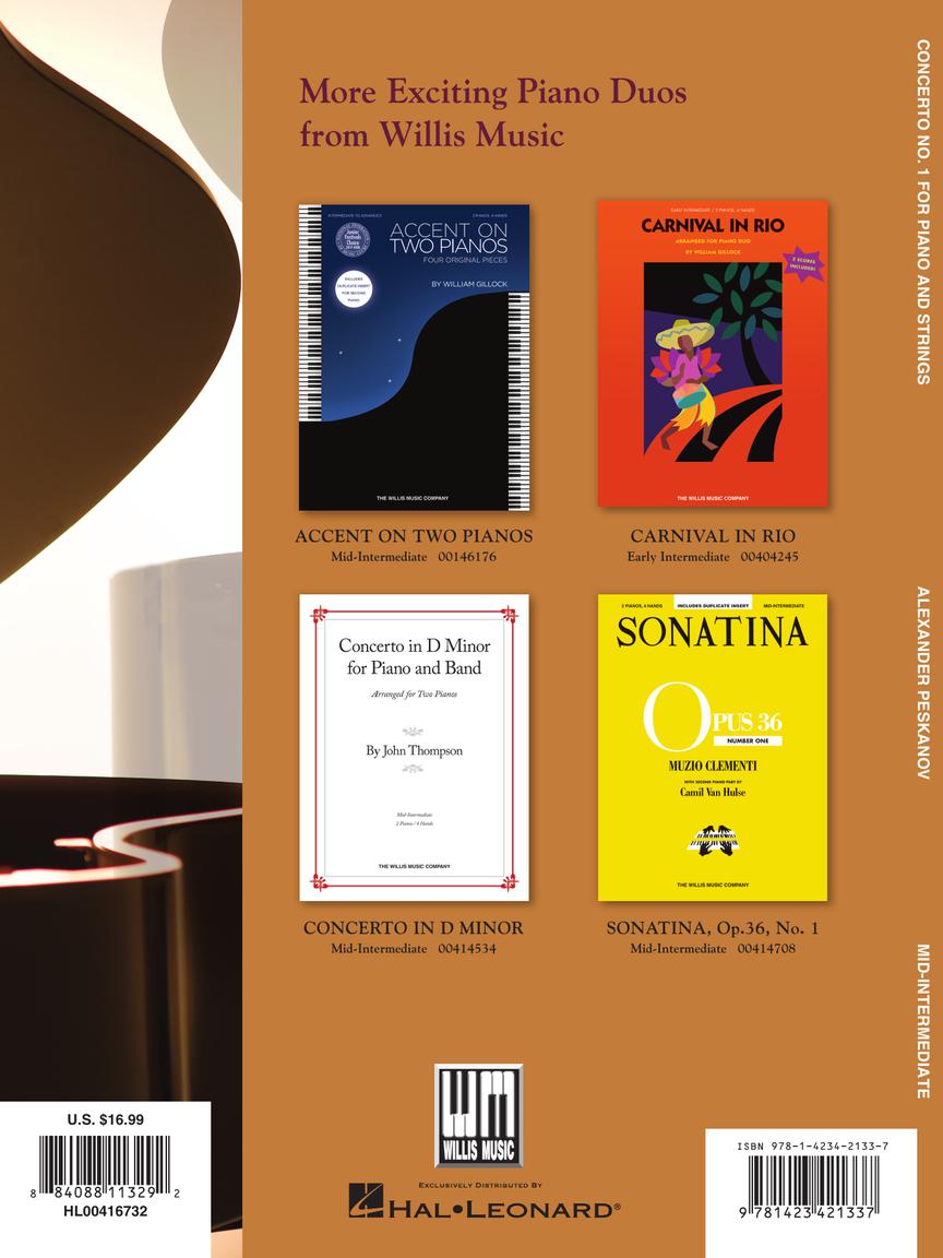 Concerto No. 1 for Piano and Strings - sample page 7