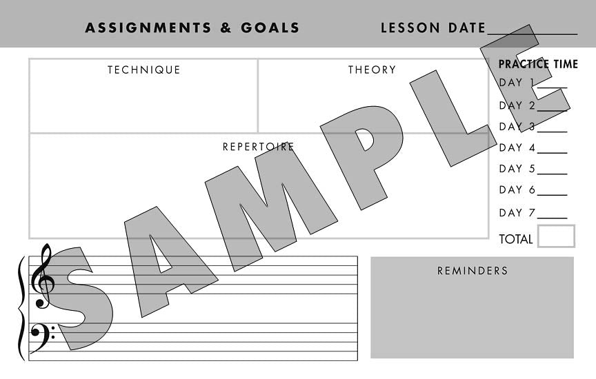 Practice Journal - sample page 2