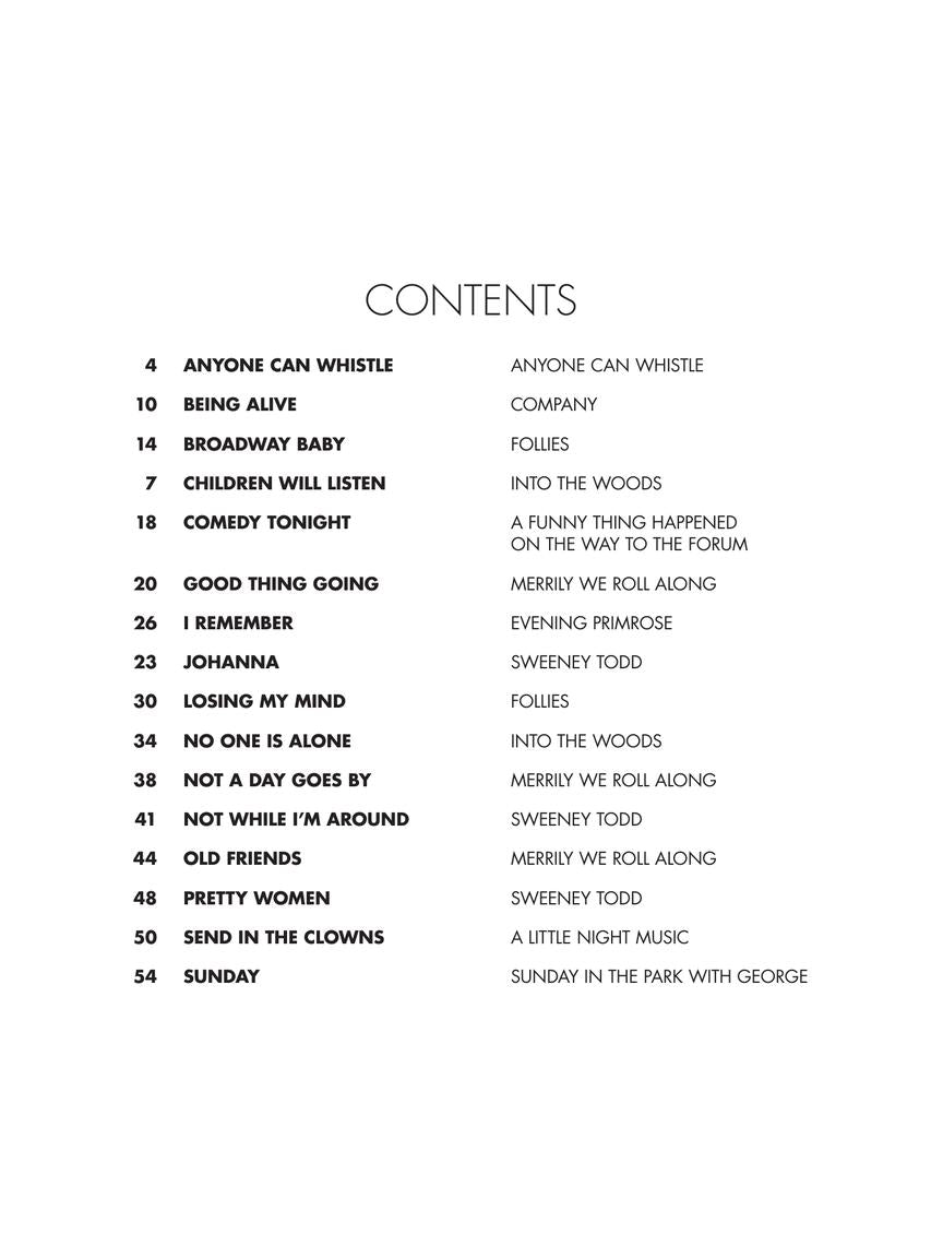 Sondheim for Piano Solo - sample page 2