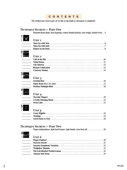 Accelerated Piano Adventures for the Older Beginner - sample page 1