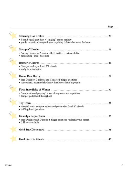 Level 2A – Gold Star Performance with Online Audio - sample page 2
