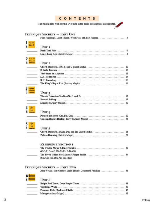 Accelerated Piano Adventures for the Older Beginner - sample page 1