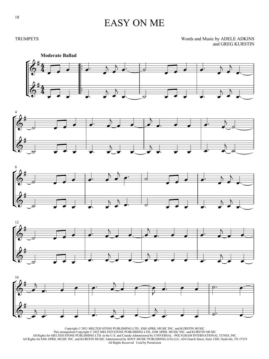 Chart Hits for Two - sample page 4