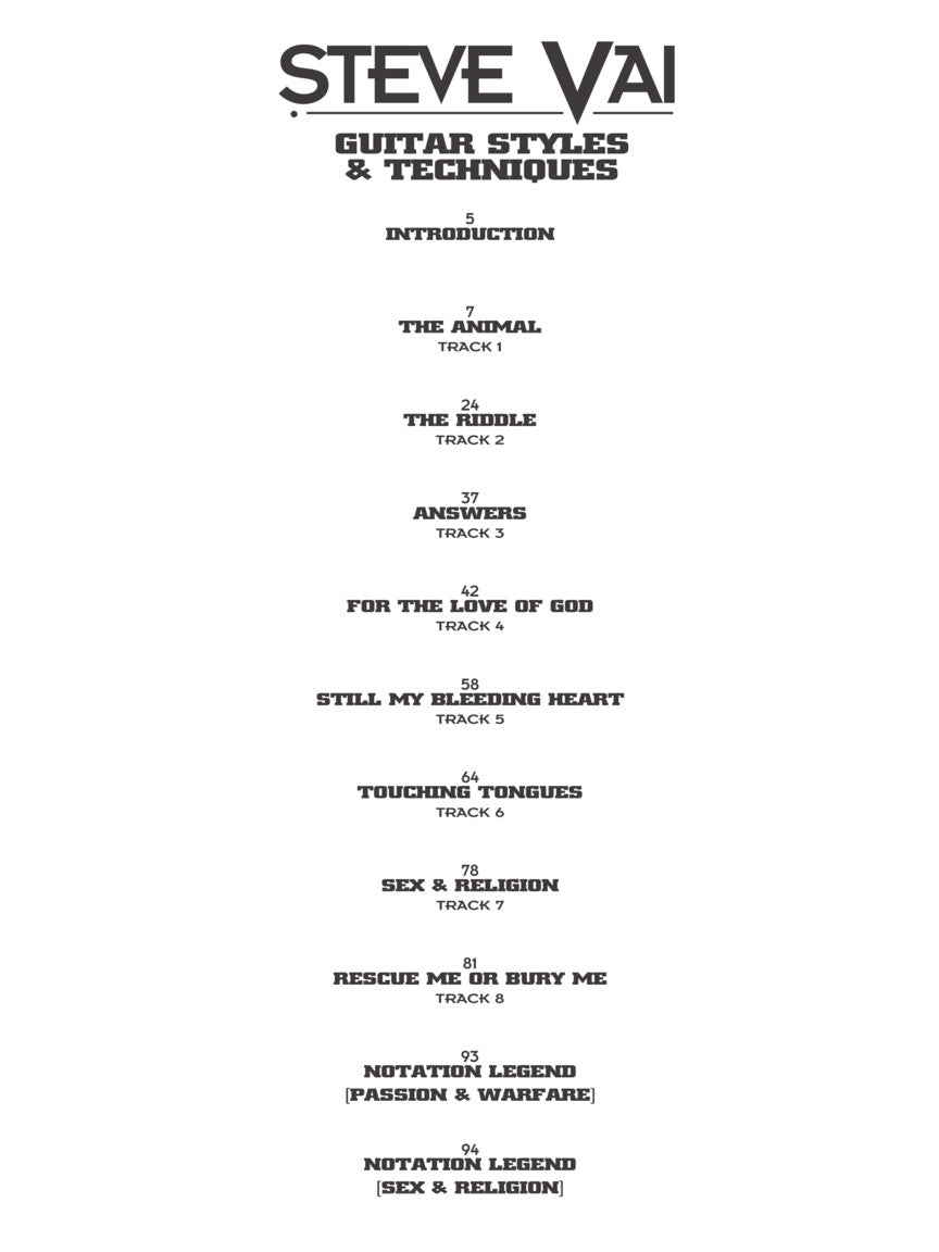 Steve Vai – Guitar Styles & Techniques - sample page 2