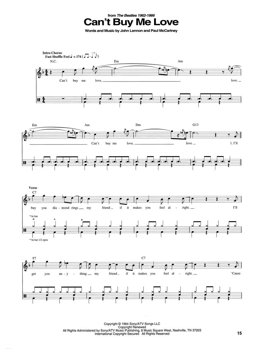 The Beatles Drum Collection - sample page 5