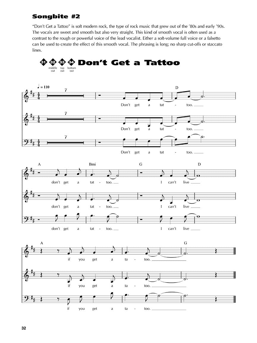 Harmony Vocals - sample page 4