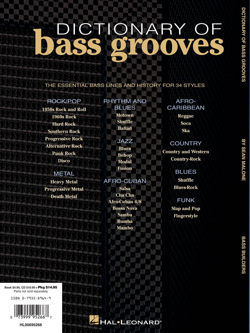 Dictionary of Bass Grooves - sample page 2