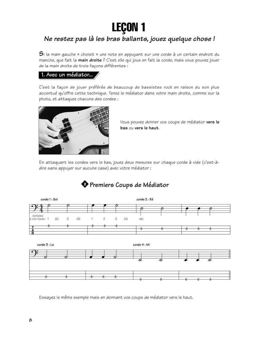 <i>Fast</i>Track Bass Method – Book 1 – French Edition - sample page 2