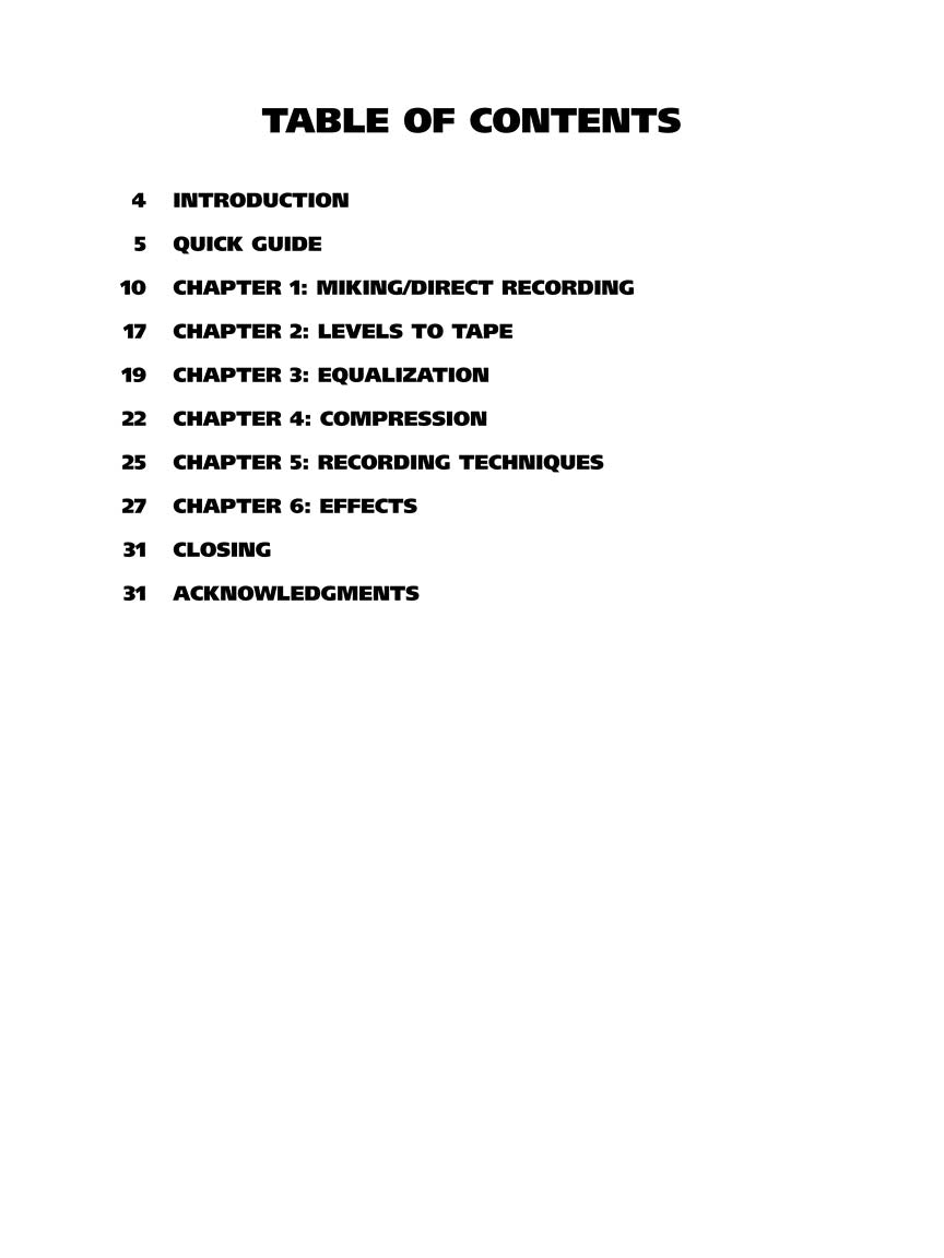 The Musician's Guide to Recording Acoustic Guitar - sample page 3