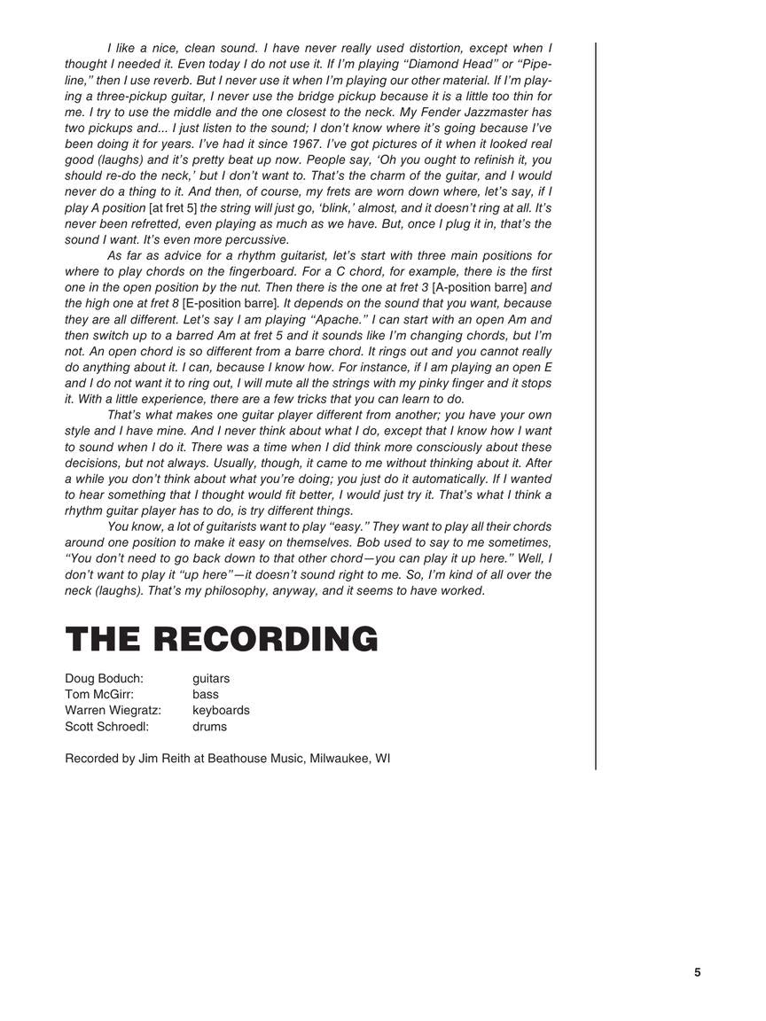 The Best of The Ventures - Guitar Signature Licks - sample page 6