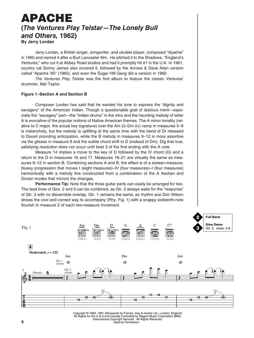 The Best of The Ventures - Guitar Signature Licks - sample page 7