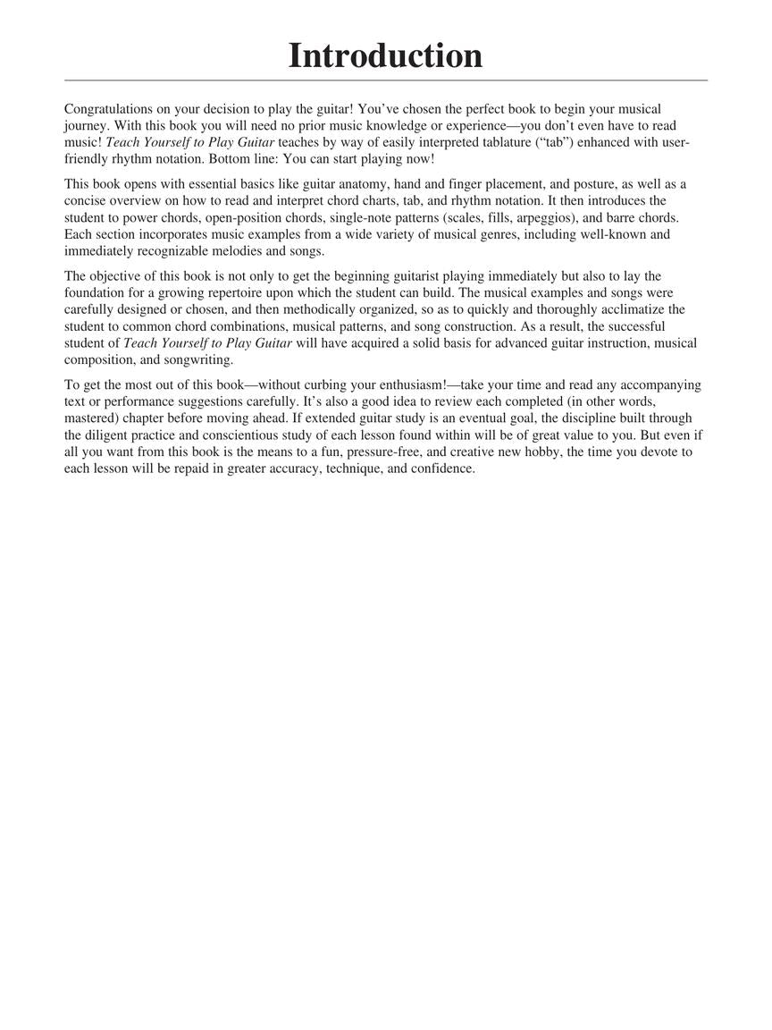 Teach Yourself to Play Guitar - sample page 2